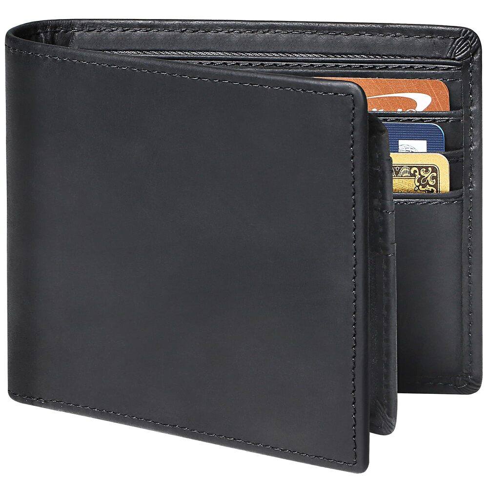 5743 Genuine Wallet – RFID Blocking Leather Bifold – Slim Front Pocket